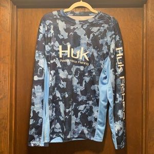 Long Sleeve HUK Performance Shirt NWT